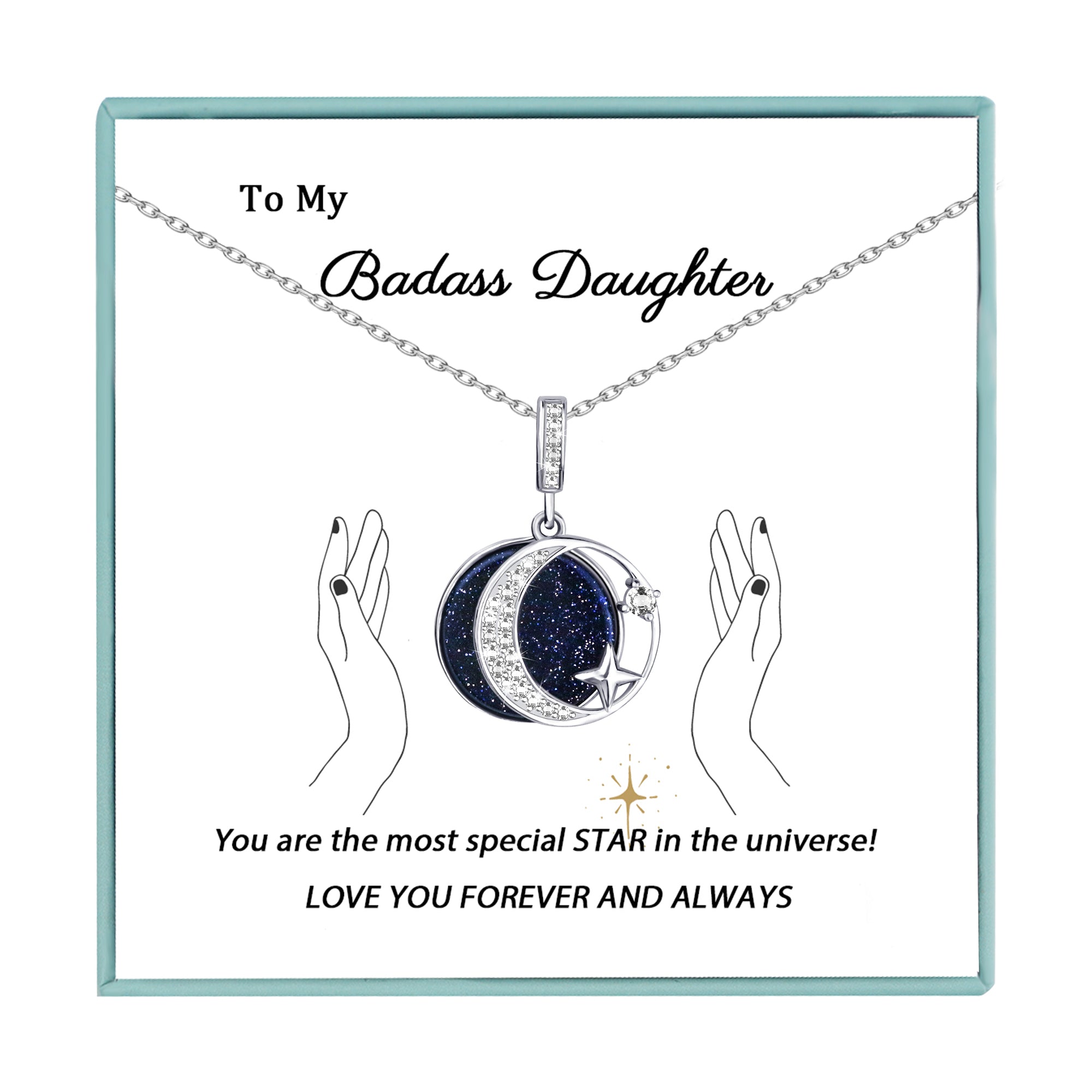 To my Badass Daughter D - Alluring Necklace – Family First